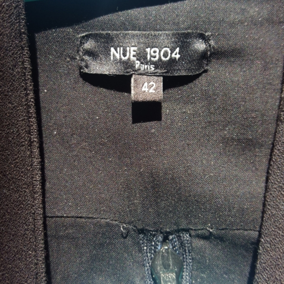 Black Ladies Dress by NUE 1904 Paris - Picture 10 of 12